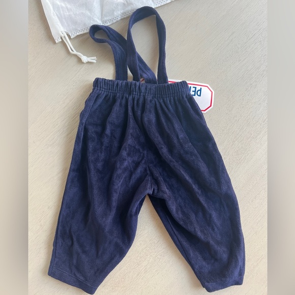 Petit Bateau Overalls velvet navy vintage 12M - Picture 3 of 3